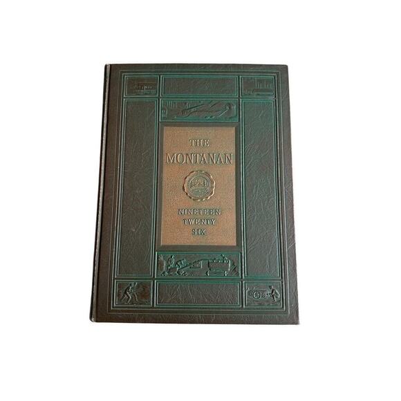 Vintage Other - The 1926 MONTANAN MONTANA STATE College UNIVERSITY YEARBOOK Bozeman Volume 19